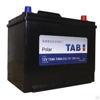 аккумулятор 6СТ-75 TAB Polar JIS о.п. Азия