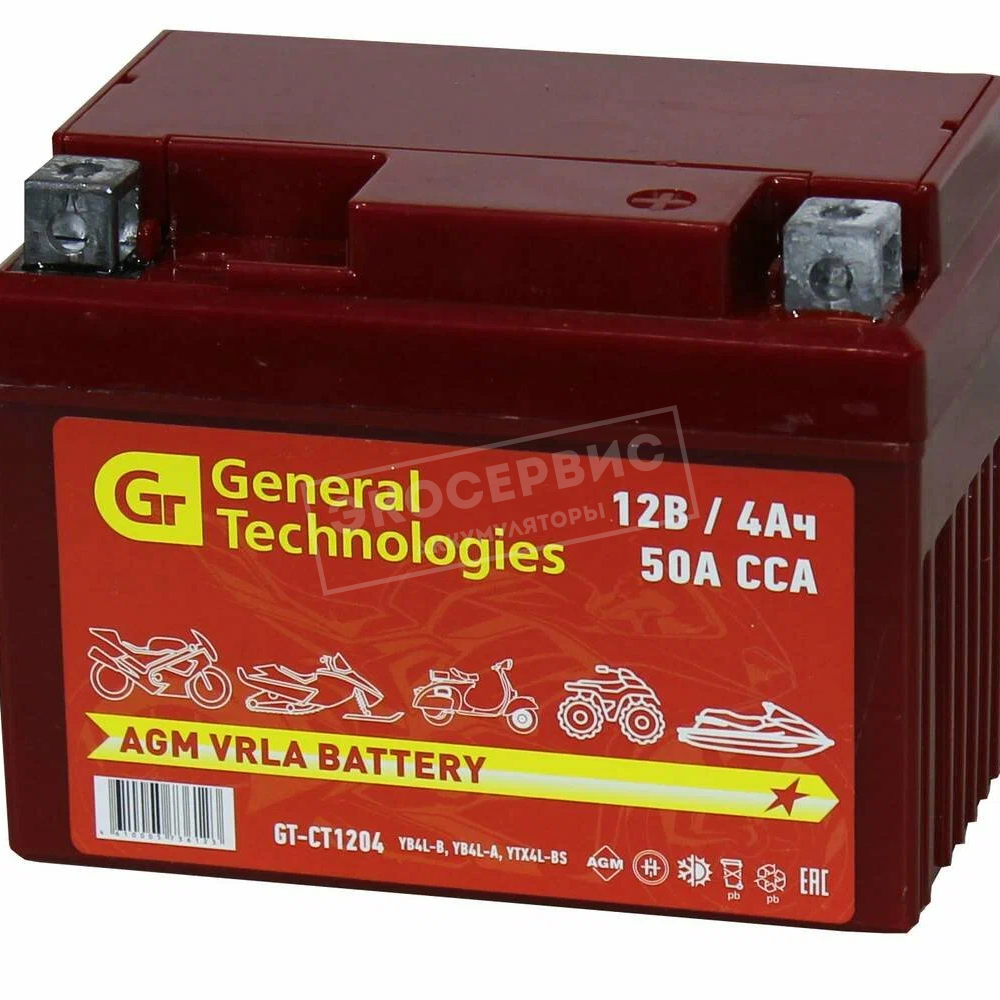 GT 1204 YB4L-B, YB4L-A, YTX4L-BS