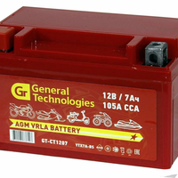 аккумулятор GT 1207 YTX7A-BS