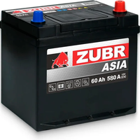 аккумулятор 6СТ-60Ah Zubr Ultra D23L о.п. Азия