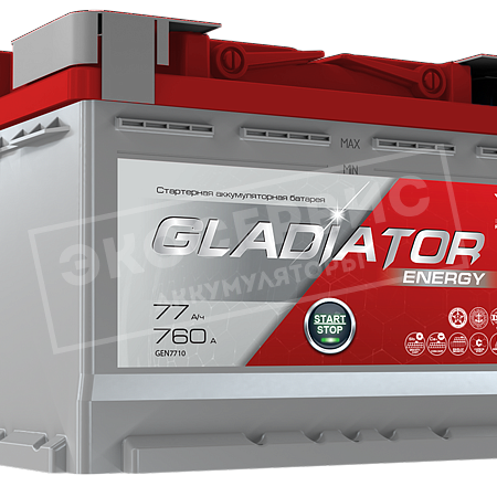 6СТ-77Ah Gladiator Energy п.п.