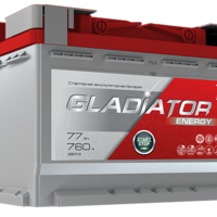 аккумулятор 6СТ-77Ah Gladiator Energy п.п.