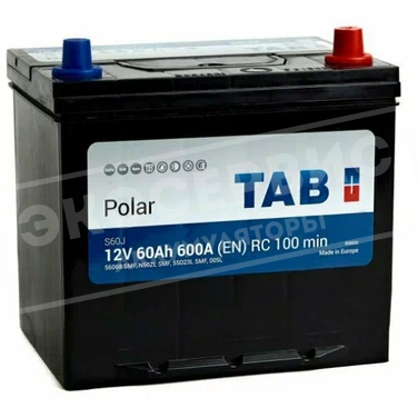 6СТ-60Ah Tab Polar D23L о.п. Азия