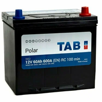 аккумулятор 6СТ-60Ah Tab Polar D23L о.п. Азия