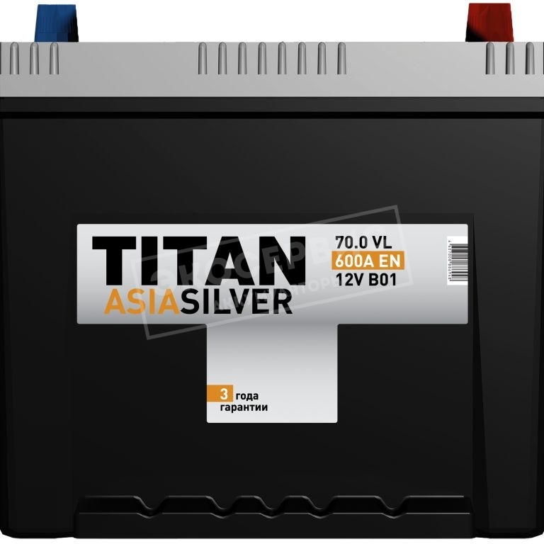 6СТ-70Ah Titan Silver о.п. Азия