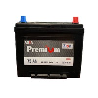 аккумулятор 6СТ-75Ah ZION Premium D26L JIS о.п. Азия