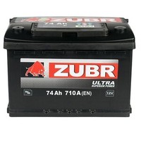 аккумулятор 6СТ-74Ah ZUBR ULTRA o.п. низкий